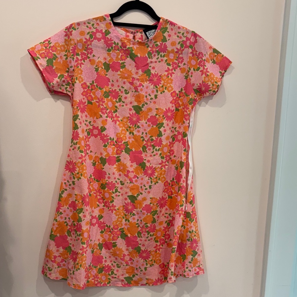 Reclaimed Vintage Vibrant Floral Mini Dress